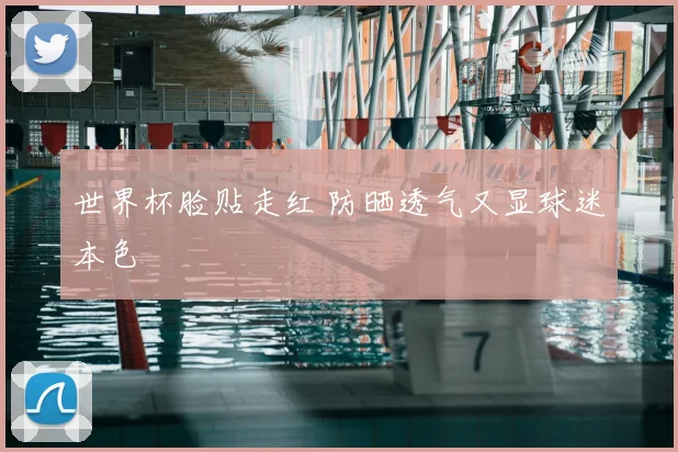 世界杯脸贴走红 防晒透气又显球迷本色